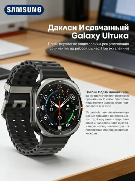 Galaxy Watch Ultra стиль для активных