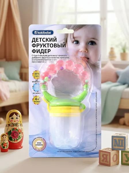 Ниблер Kokibebe JR-8010, силиконовый, 3-6 месяцев