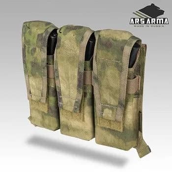 Передняя панель жилета Ars Arma на 3 магазина АК LC (A-tacs)
