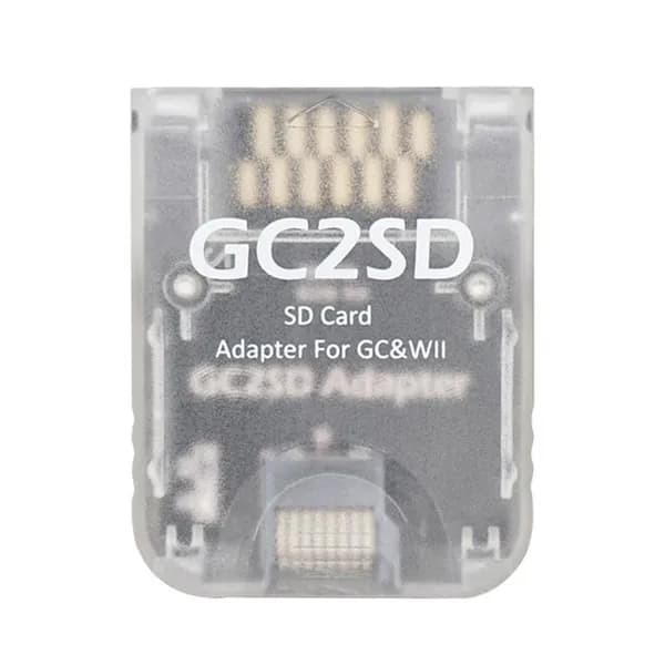 Адаптер GC2SD для карт памяти GameCube/Wii, Прозрачный