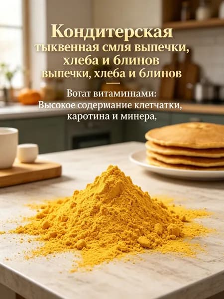 Кондитерская тыквенная смесь для выпечки, хлеба и блинов