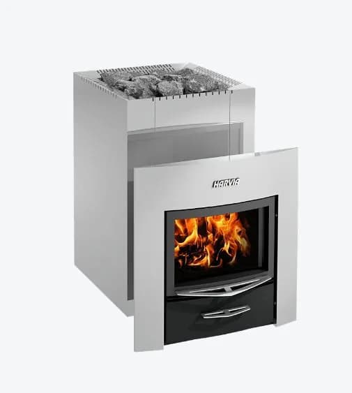 Дровяная печь Harvia 22 Duo Steel
