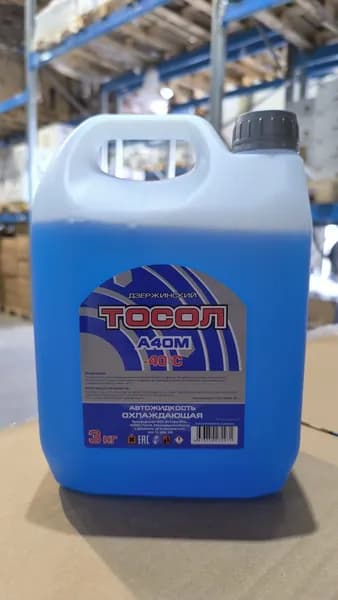 Жидкость охлаждающая "Тосол Полярный круг" А-40М 3 кг. (канистра)