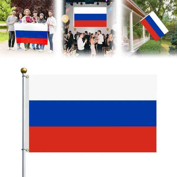 Флаг России Патриотический флаг для праздников и мероприятий