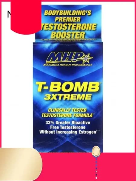 MHP T-Bomb 3 Xtreme Клинически Доказанный Бустер Тестостерона №1. +32% к Свободному Тестостерону, Рост Сухой Массы!