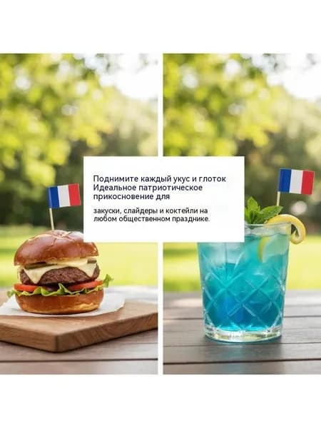 Вставка с французским флагом