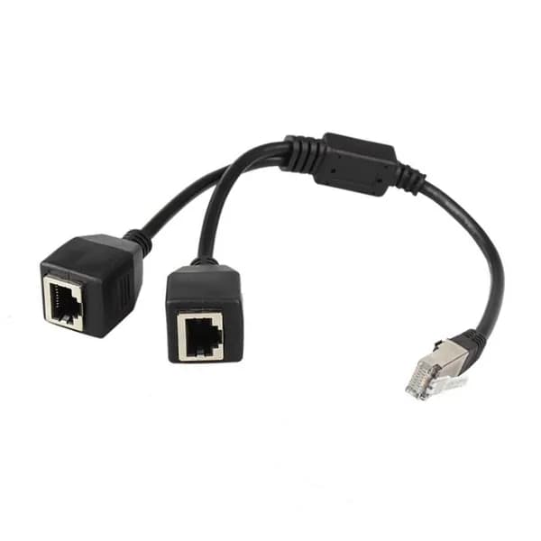 RJ45 Ethernet-кабель-разветвитель, 1 штекер на 2 гнезда Ethernet-кабель, подходя
