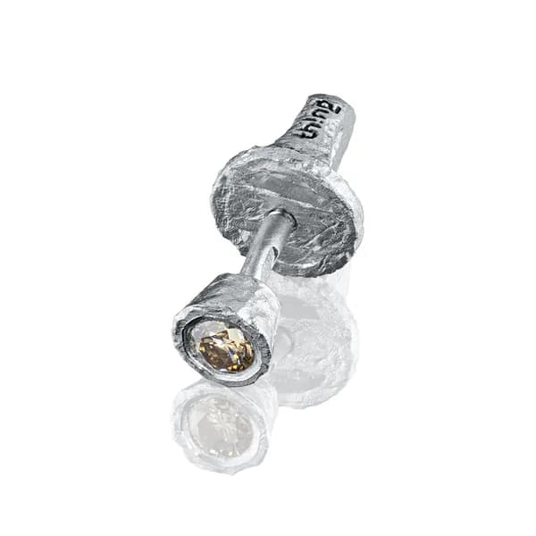 Монопусета серебряная ARTEFACT COGNAC WHITE