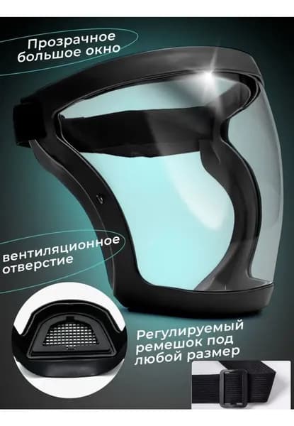 Щиток защитный, цвет: Прозрачный, 1 шт.