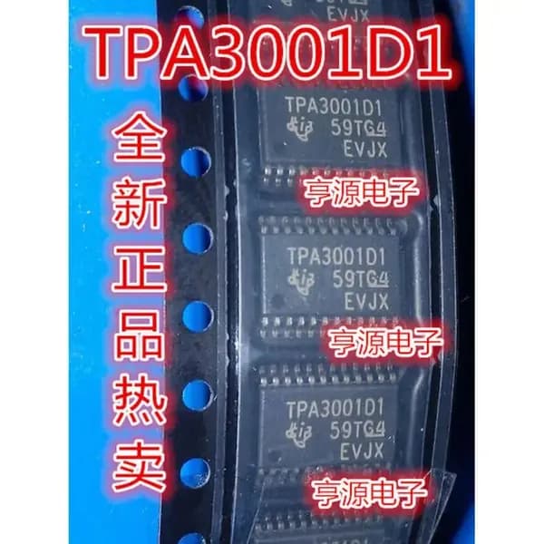 5 шт. TPA3001D1 TPA3001D1PWPR HTSSOP24 Электроника чип