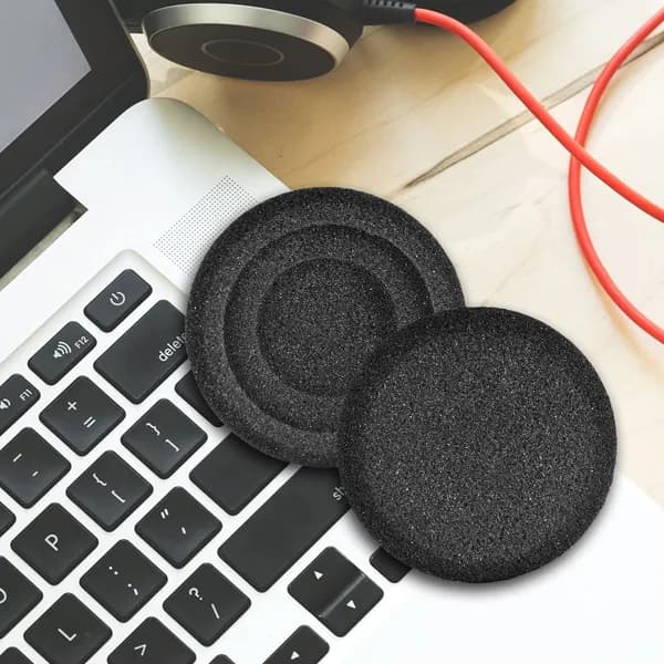 Заменяемые амбушюры для Jabra Evolve 40, черные, из эластичной пены