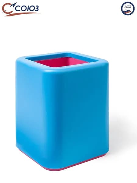 Органайзер канцелярский настольный Союз Ози, ПК2-01/B, blue, вставка magenta