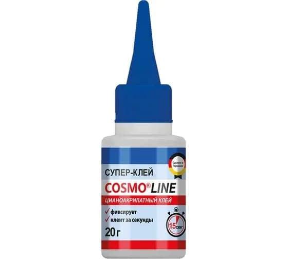 Клей COSMO LINE, флакончик 20 гр CA-500.390-(20)