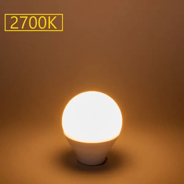 Лампочка светодиодная E27 10 Вт, теплый белый 2700К, 1 штука