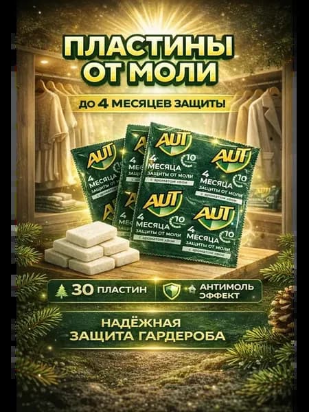 Набор пластин от моли