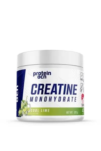 Proteinocean креатин с освежающим вкусом Cool Lime, помогает поддерживать мышечную производительность и силу, 120 г - 40 порций.
