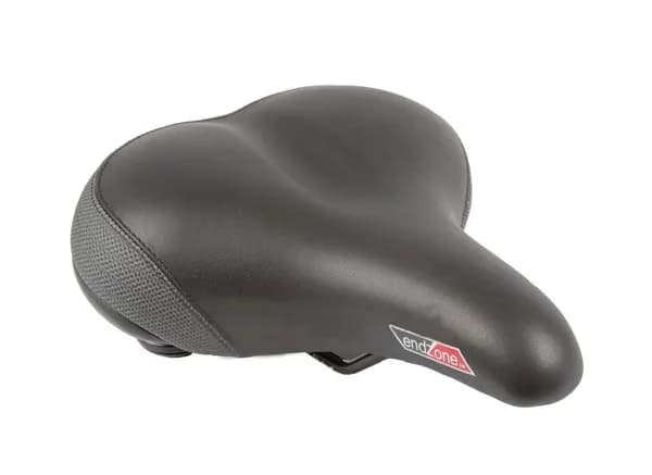 Седло велосипедное VELO VL-6256, комфорт, эластомерное, 261х216мм, черное