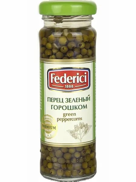 Перец зеленый горошком Federici консервированный, 110г