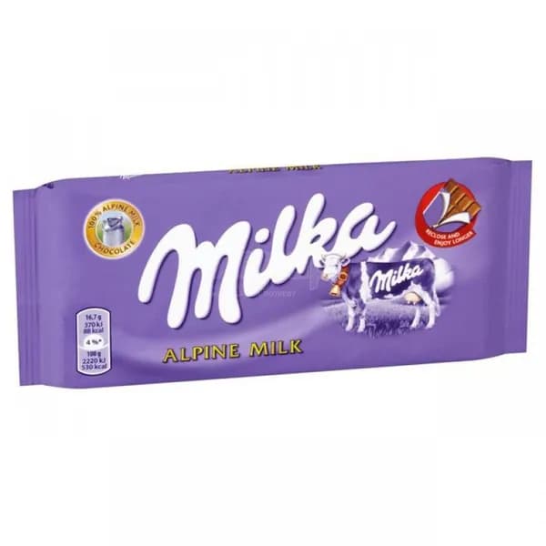 Шоколад Milka молочный Alpine Milk 100г