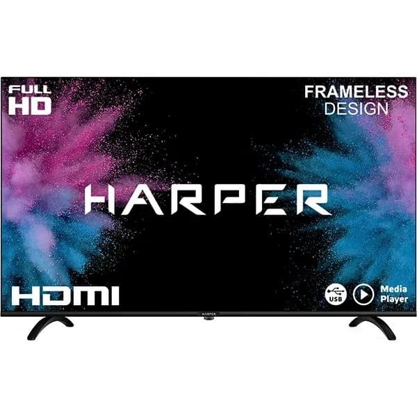 Harper Телевизор 43″ Full HD, черный