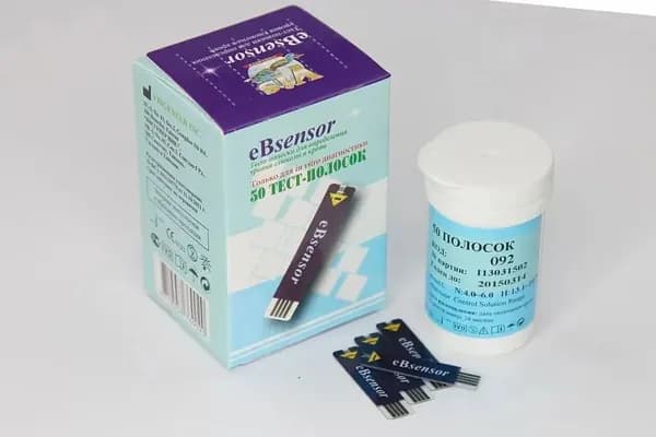 Тест-полоски eBsensor (№50), 50 шт.