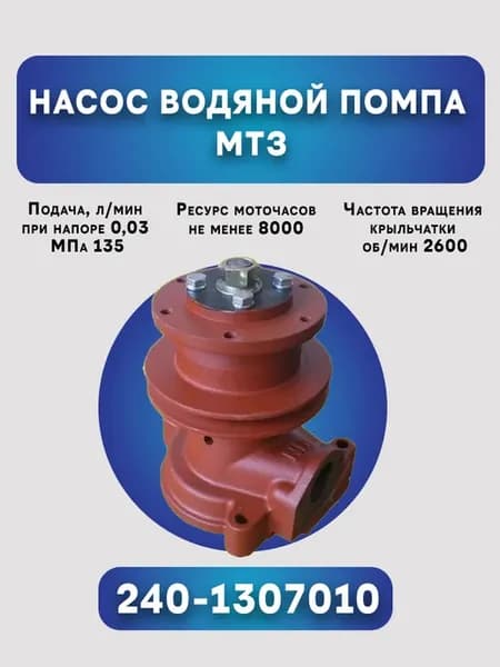Насос водяной помпа МТЗ
