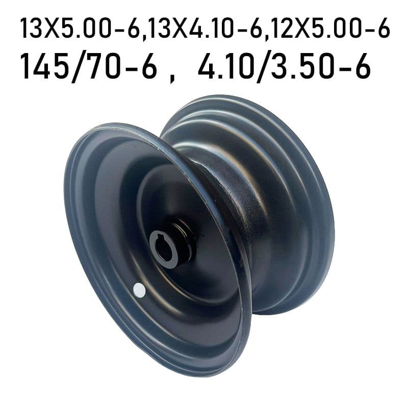 -C5905- Колесный  железные диск квадроцикла 13X5.00-6,12X5.00-6,13X4.10-6,4.10/3.50-6,145/70-6, Мотошины  170/R6