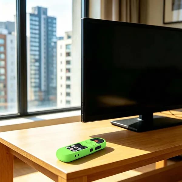 Силиконовый чехол для пульта ДУ Vizio XRT290/WRT290, светящийся зелёный, противоударный, с ремешком
