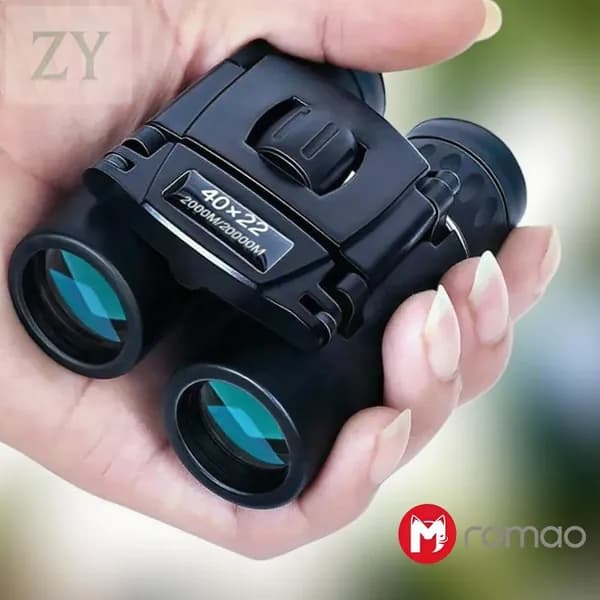 Театральный бинокль 40x22 HD мощный складной мини-телескоп дальнего обзора с оптикой BAK4 и FMC покрытием