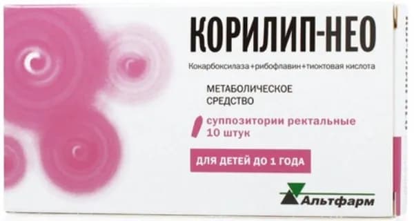 Корилип-НЕО, суппозитории ректальные, 10 шт.