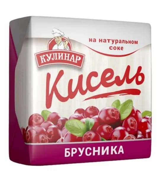 Кулинар Кисель Брусника, 220 г