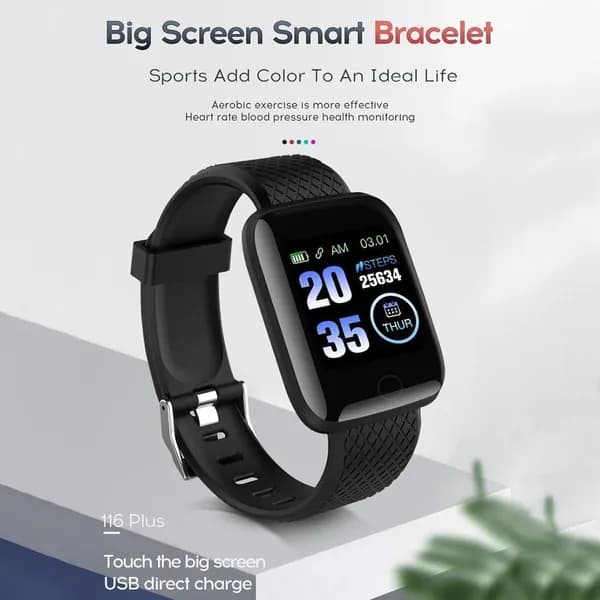 milochic Смарт-часы 116Plus, 30mm, Черный