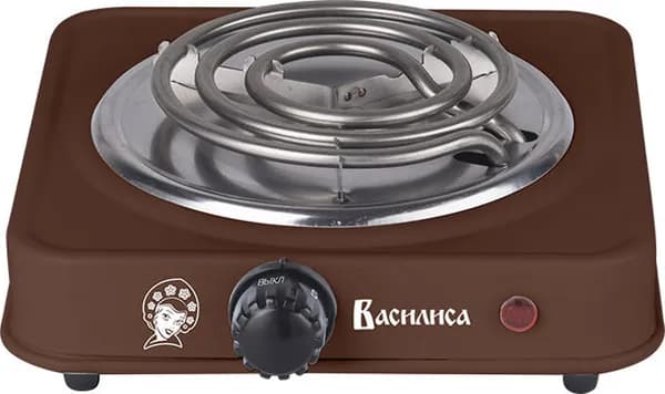Василиса Электрическая настольная плита ВА-901, коричневый