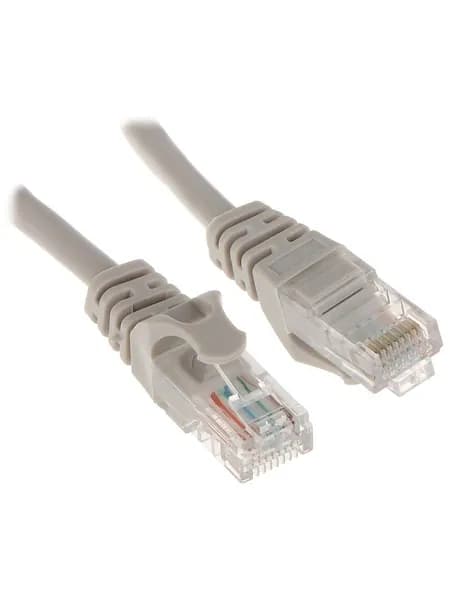 Bion Кабель Патч-корд U UTP, Cat.5e, AWG 26, многожильный, PVC, 30м, серый, медь, BPC-U5E101-30M
