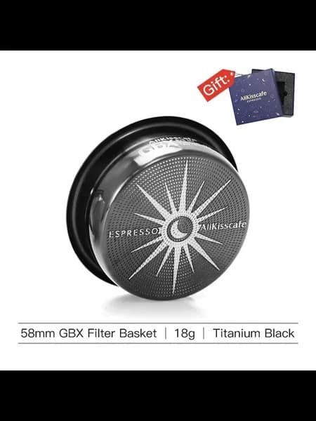 Фильтр-корзина для эспрессо 58.5mm GBX 18g Titanium Black