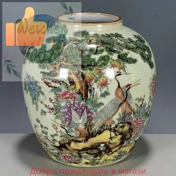 Винтажная ваза. Китайская керамика, 1981 год