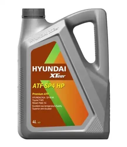Масло для акпп и гур hyundai xteer atf sp4 1041017 синтетическое 4 л