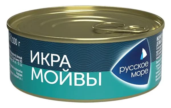Икра мойвы Санта Бремор деликатесная Люкс Оригинальная 100 г