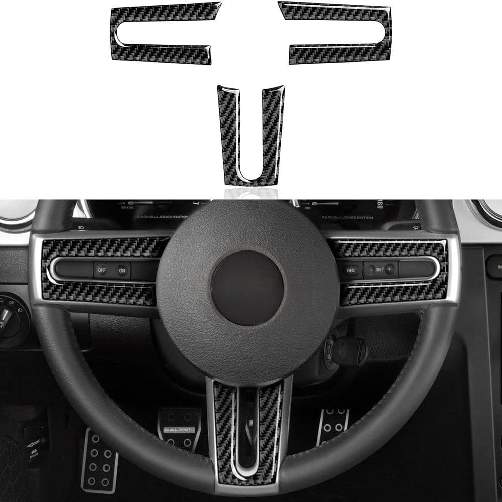 Замена подогнанная под Ford Mustang 2005-09, обивка руля из углеродного волокна