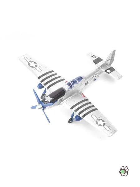 Сборная модель самолета P-51 Mustang DIY Серебряный