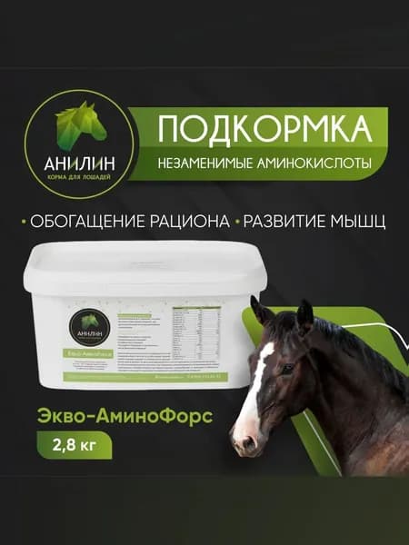 Подкормка для лошадей Экво-АминоФорс, 2.8кг