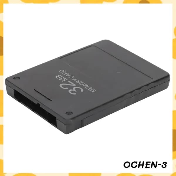 Game Console Data Card, Хорошая совместимость, для видеоигр на PS2 черное