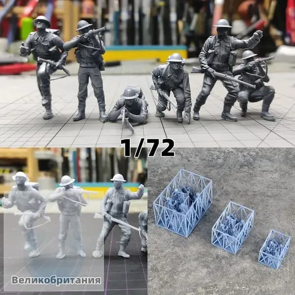 Cor 1/72 сборная модель солдат