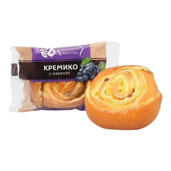 Булочка Хлебозавод №28 Кремико с изюмом 100 г