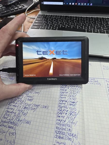 Навигатор Texet TN-701BT. Товар уцененный
