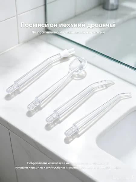 Насадки для ирригатора 4 шт. для чистки зубов и десен