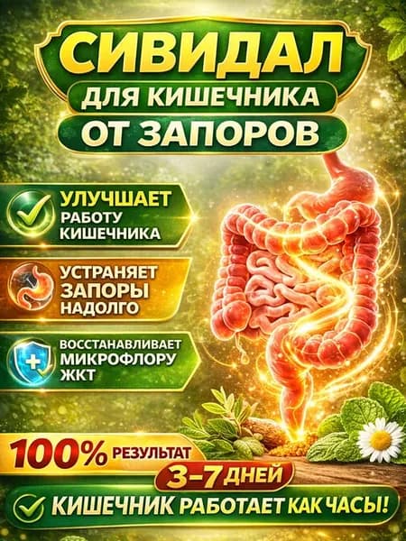 сивидал для кишечника от запоров капсулы