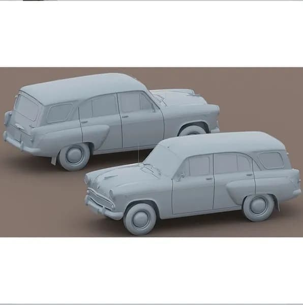 Москвич 423. Масштабная модель 1:72.