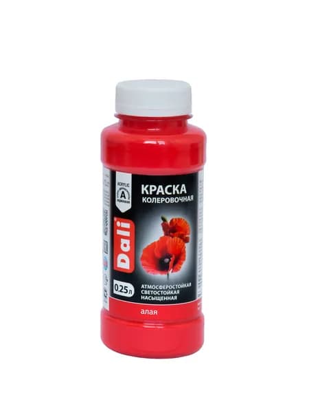 ДАЛИ краска колеровочная, алый, 0,25 л