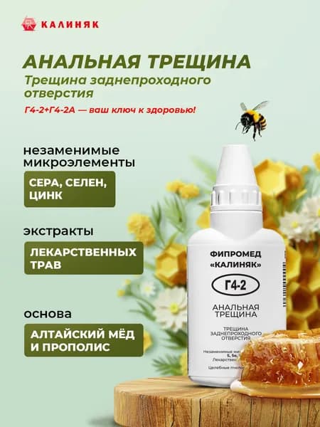 Фипромед Г4-2 Анальные трещины, 50 мл